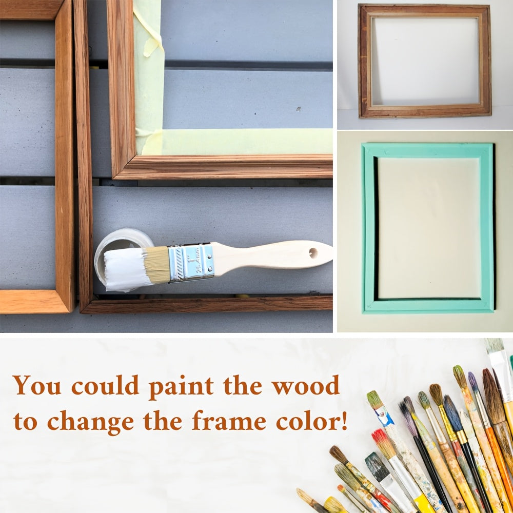 DIY Solid Wood Canvas Picture Frame for Stunning Diamond Oil Paintings and Wall Art, Perfect for Home Decor.