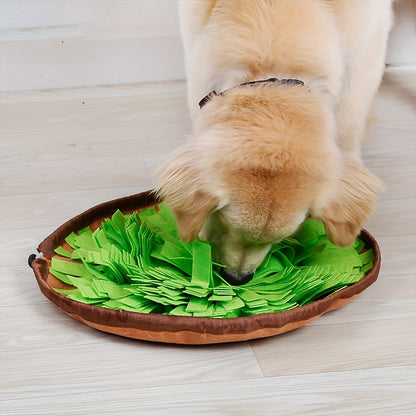 Interactive Pet Supplies - Round Sniffing Pad for Dogs - Hide Treats to Encourage Natural Foraging