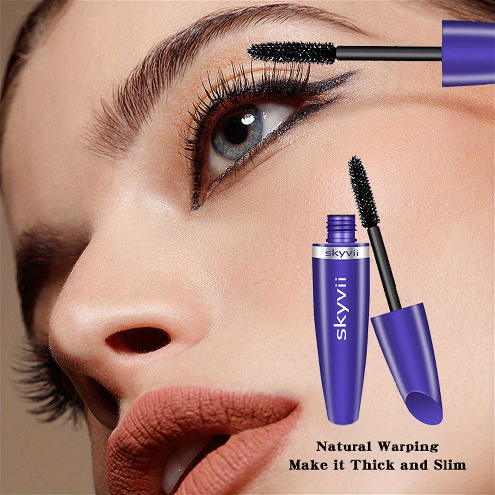 Mascara lengthens, curls, waterproofs, and primes eyes for lasting, smudge-proof wear.