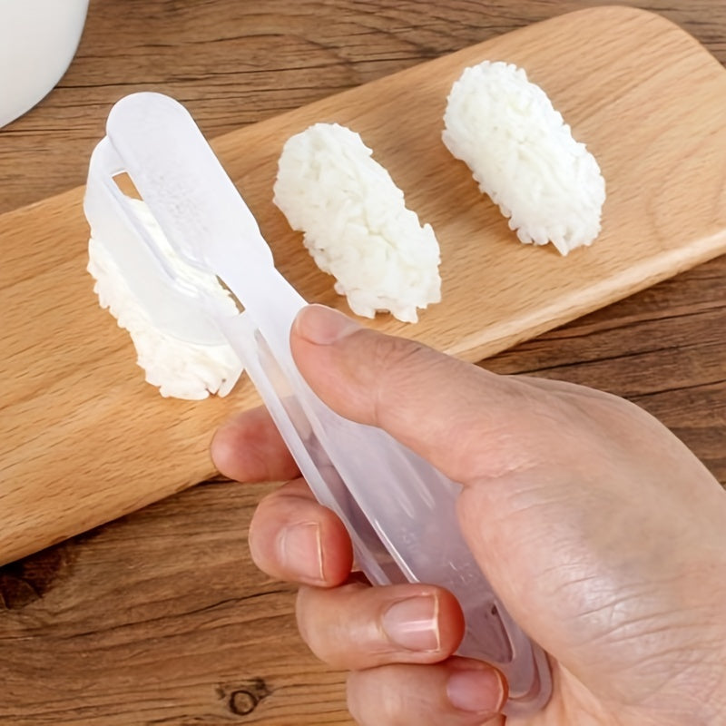 Easy-Grip Rice Ball & Sushi Mold - Durably crafted plastic Japanese cuisine maker for creating perfectly shaped rice balls and sushi. Great for bento boxes and homemade sushi nights. Complete sushi making kit.