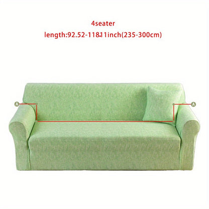 Sofa cover with elastic spandex for lounge chair, available in various sizes.