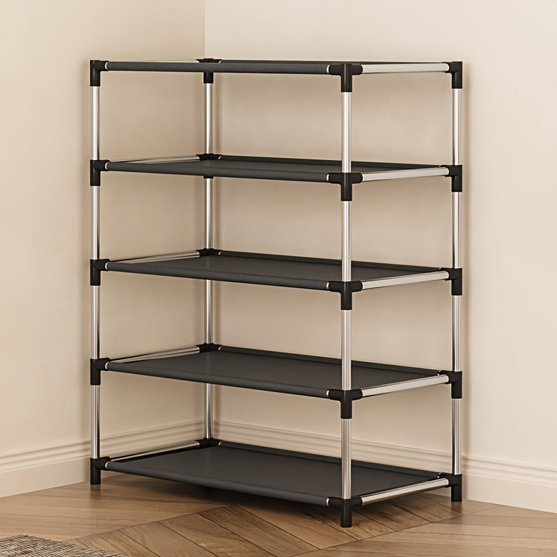 Renters and dorm residents can utilize this Storage Shoe Cabinet. Designed for small spaces, this Multi-layer Economic Storage Magic Shoe Rack is perfect for narrow dorms and rental houses. Its simple design makes it easy to use and an ideal solution for