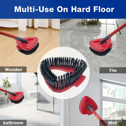 The Home Times EasyWring 1-Tank System Mop Kit is a convenient cleaning solution that includes a stainless steel handle, scrub brush head, base, and 2 spin heads. This kit is compatible with O-Ceda and other Easy Cleaning Accessories, making cleaning a