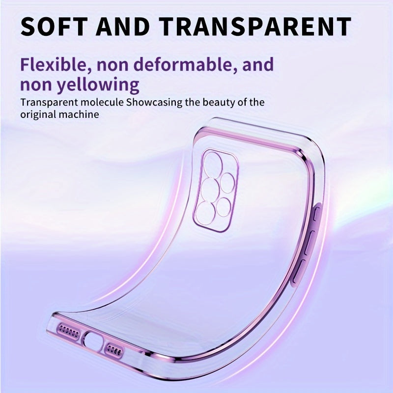 Electroplated Galaxy Phone Case with CD Holder - Fall Protection and Camera Guard for Samsung Galaxy series.