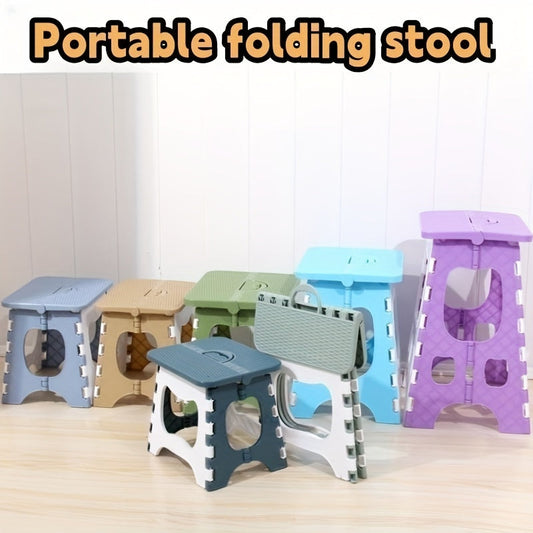 Portable Folding Stool for Home and Outdoor Use - Lightweight and Simple Design, Perfect for Fishing, Camping, and Events