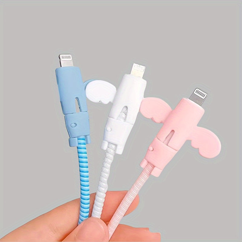 10 USB data cable protective covers for mobile phones