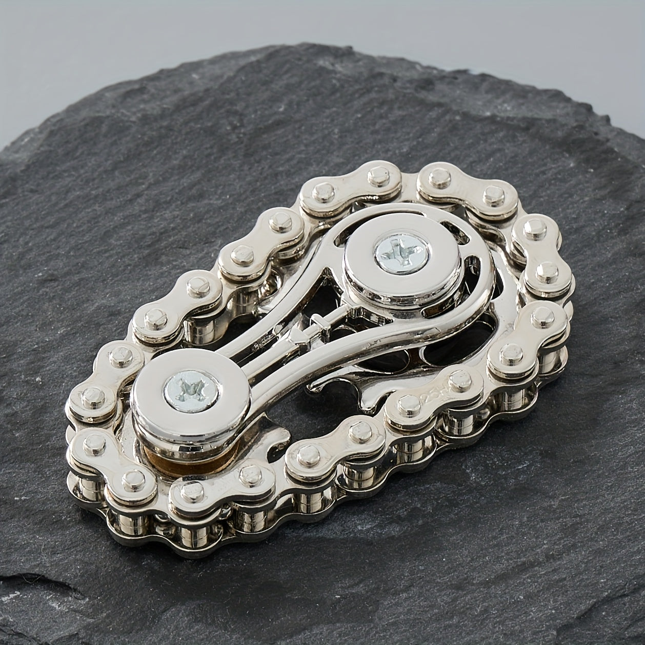 Sprockets Flywheel Metal Bike Chain Fidget Spinner for Adults