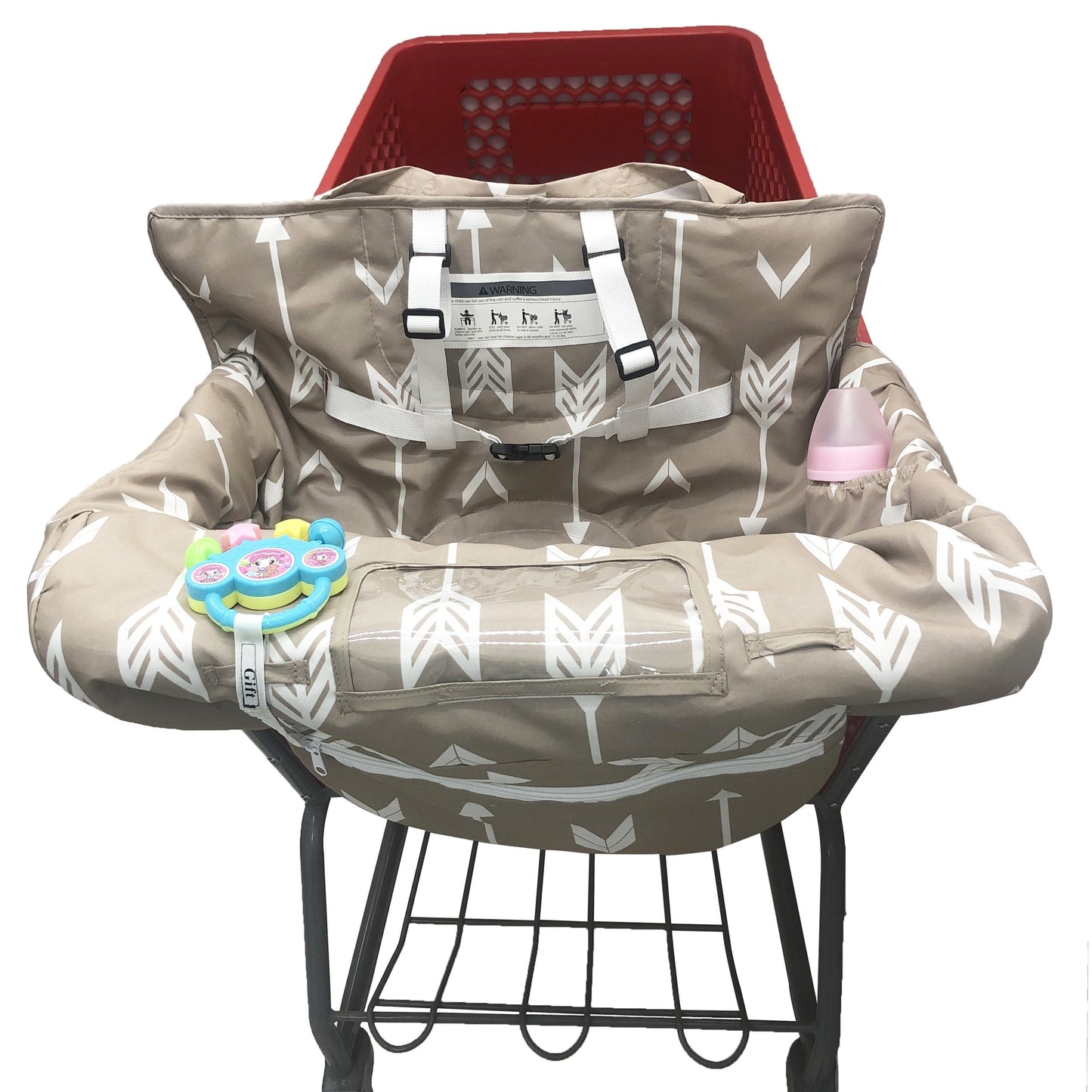 Get the perfect gift with this versatile Portable Shopping Cart Cushion that doubles as a High Chair Cover and Foldable Outdoor Protective Pad. It's a great gift idea for Christmas, Halloween, Thanksgiving, New Year's, or Valentine's Day.