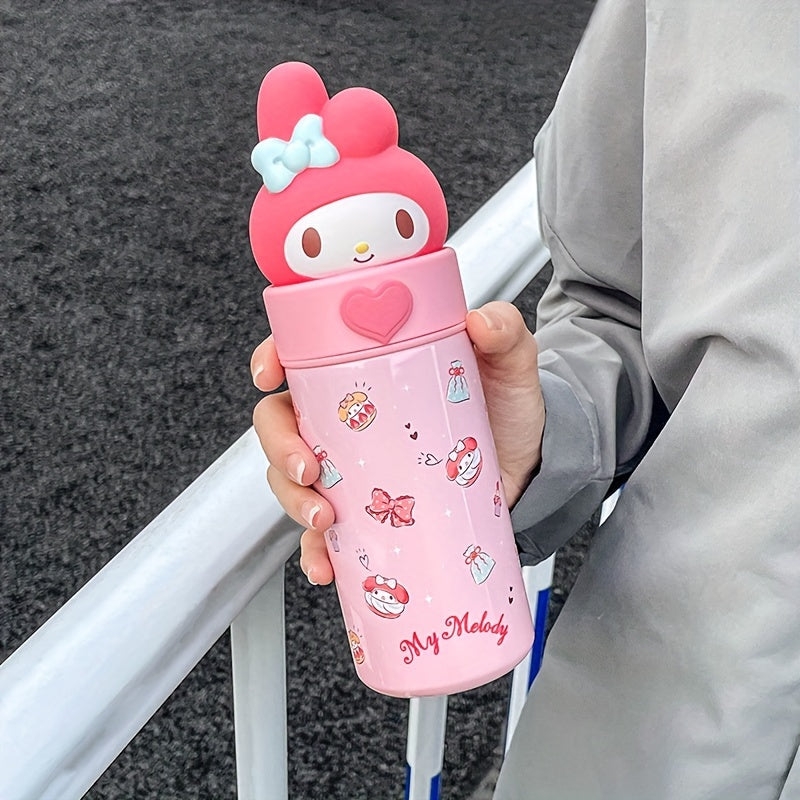 350ML Kuromi Insulation Cup - Cute Sanrio Water Cup, Portable Straight Drinking Cup, Perfect Easter Gift