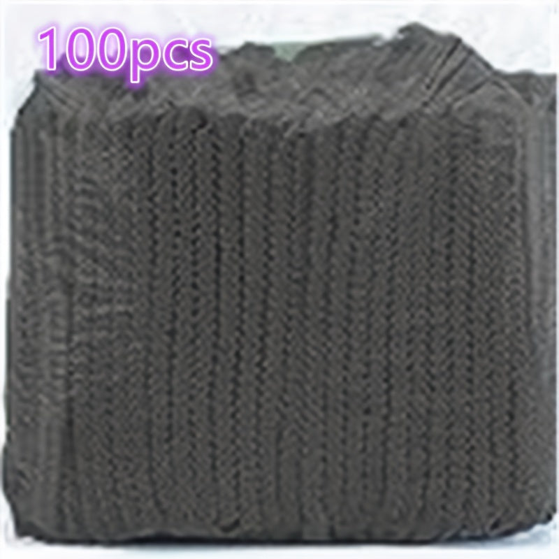 Disposable non-woven fluffy hats in packages of 20, 50, 99, or 100. These elastic dust-proof hats are perfect for food services, salons, spa centers, and kitchen headsets. Suitable for both men and women, these hats are ideal for sleeping and personal