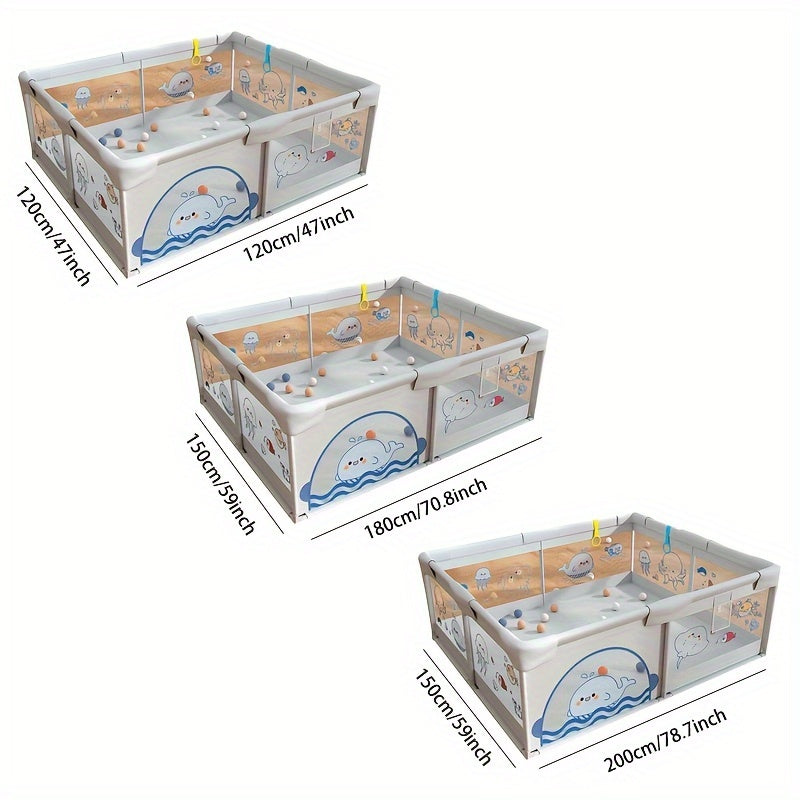 We offer a variety of products including shipping services, large game enclosures, game enclosures with pull rings and doors, safety guardrails, enclosures with non-slip bases, and indoor and outdoor activity centers.