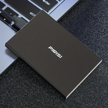 PIRISI High-speed USB3.0 Mobile Hard Drive with 500GB of data capacity, ideal as a gift for friends.