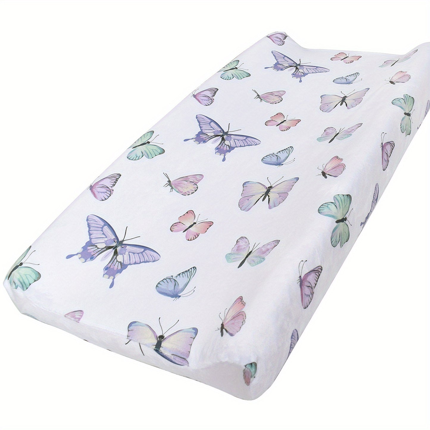 1 piece baby fitted sheet with plush printed design, ideal for comfortable bedding and diaper changing pad cover.