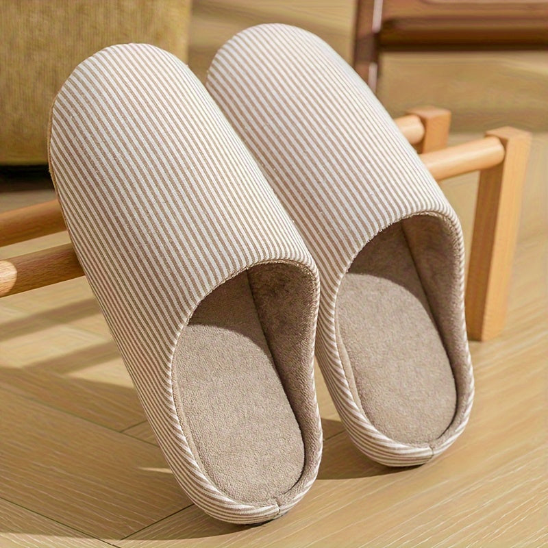 Gender-neutral breathable home slippers with anti-odor and non-slip features, suitable for both men and women.