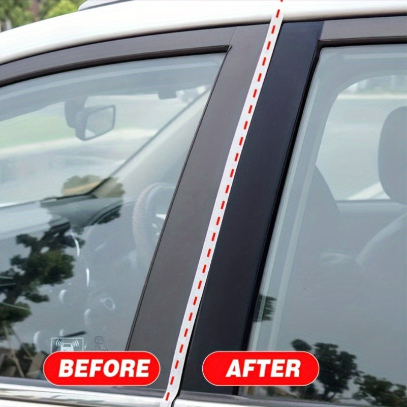 Car restoration wax with multi-purpose use: interior shine, tire protection, black vehicle yellowing repair, and nano crystal plating for dashboards.