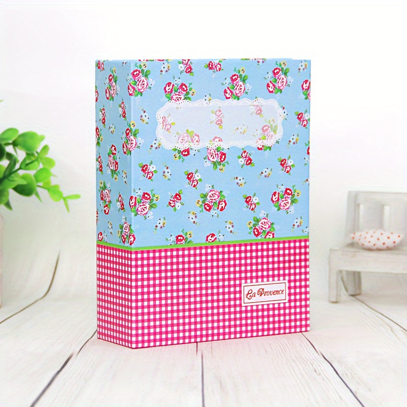 Large capacity 1pc Cute Cartoon Floral 4D Photo Album, perfect for storing family memories and milestones. Comes with 100 pockets, making it an ideal wedding or birthday gift for loved ones. Also great for Christmas or Halloween celebrations.