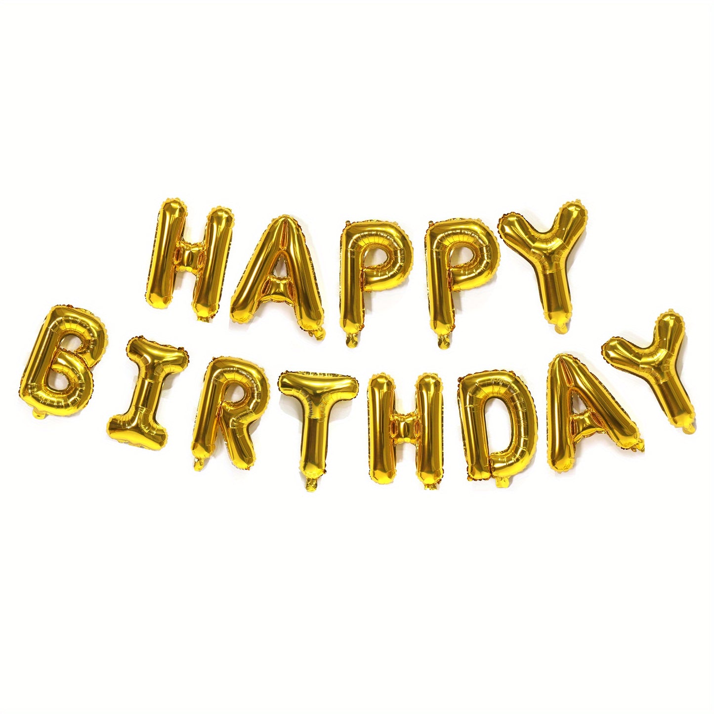 16-inch American Version Happy Birthday Letter Balloon Set, Aluminum Film, Factory Direct Sales