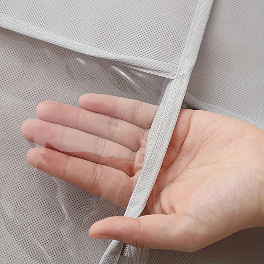 High-quality 3D Dustproof Garment Cover with Zipper - Protects Suits, Dresses, and Coats from Dust - Keeps Wardrobe Organized