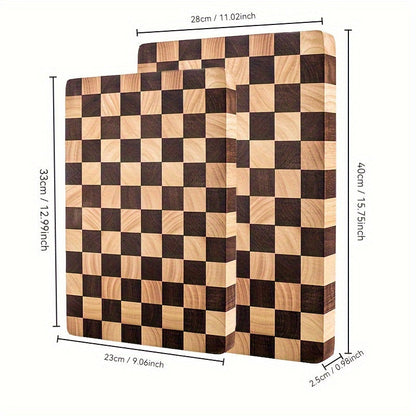 [Best Seller] Kitchen Wooden Cutting Board Set - Includes 1 large and 2 small Thick, Double-sided Boards. Perfect for Deli, Meat, Vegetable, and Fruit Cutting in the Kitchen. Makes a great Housewarming Gift!