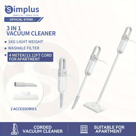 Simplus Simple 400W Corded Vacuum Cleaner with 4m Cord