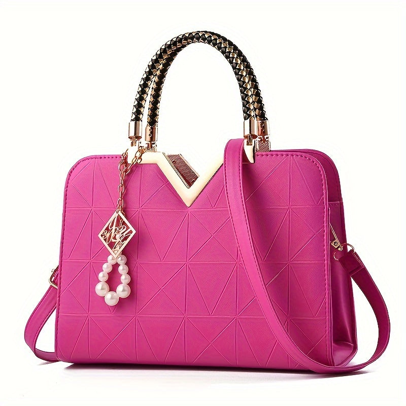 2024 Fall Fashion Women's Handbag, PU Shoulder Bag in multiple colors