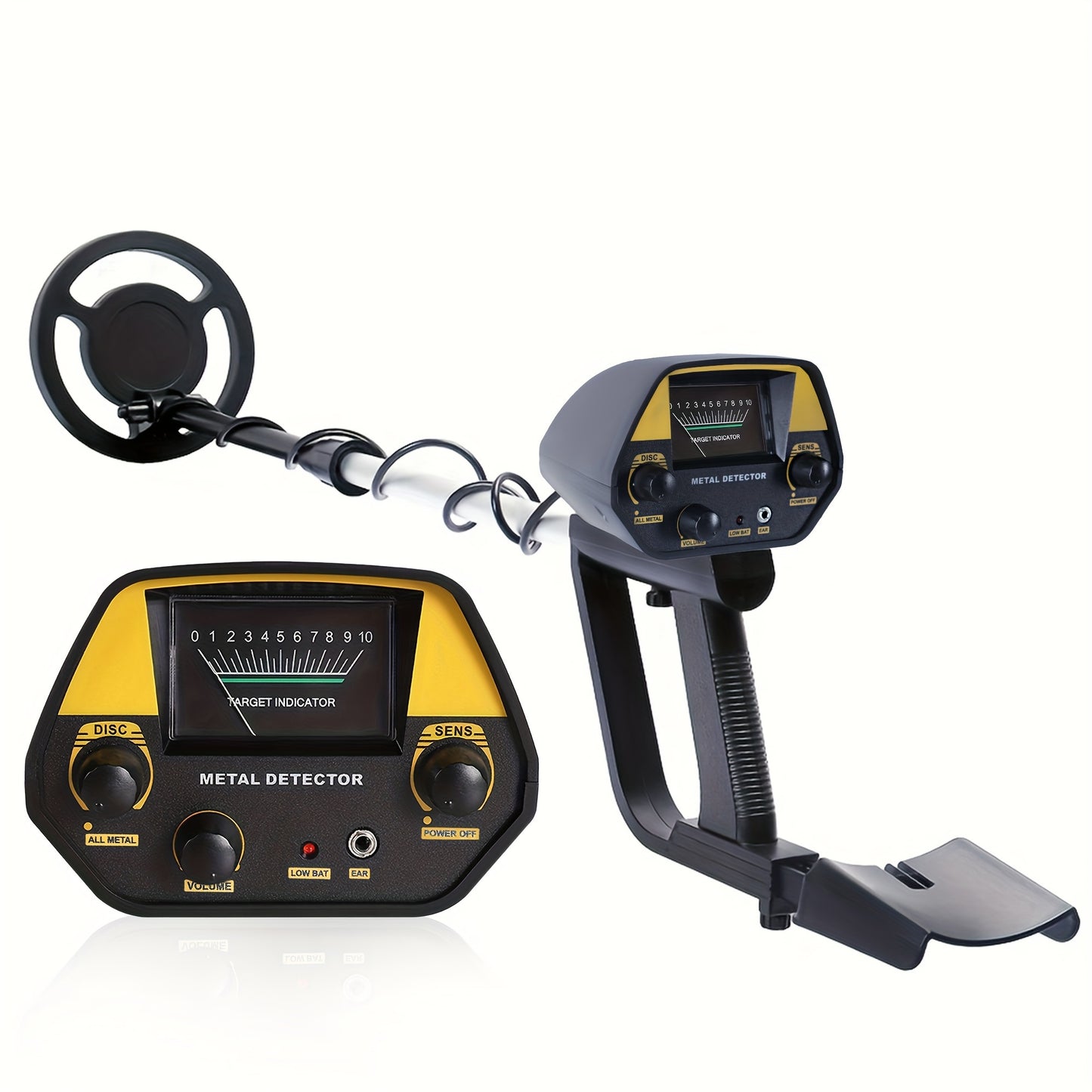 The GTX4030 Underground Metal Detector detects copper and iron coins with high precision. It is portable, easy to operate, and suitable for adults. Batteries are not included.