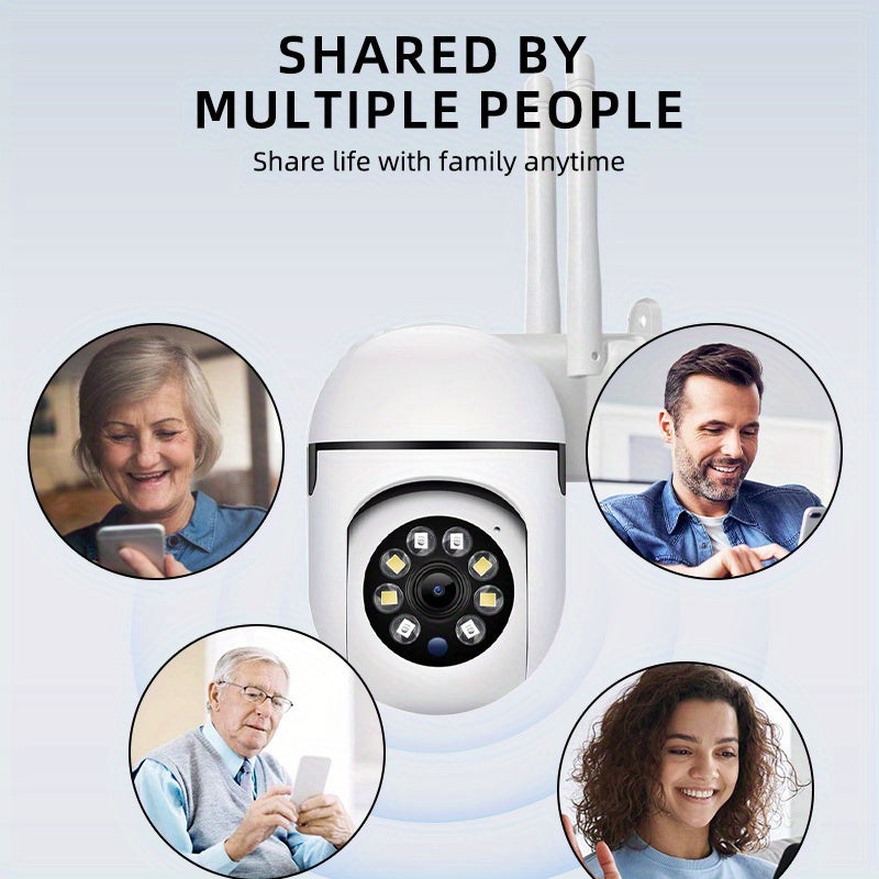 The Teruhal 3MP Wireless Security Camera is perfect for both indoor and outdoor use. It features WiFi connectivity with auto tracking, alarm capabilities, and color night vision. The advanced AI motion detection ensures you never miss a thing, while the