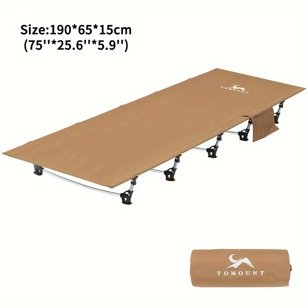 TOMOUNT Compact Camping Cot for Outdoor Activities