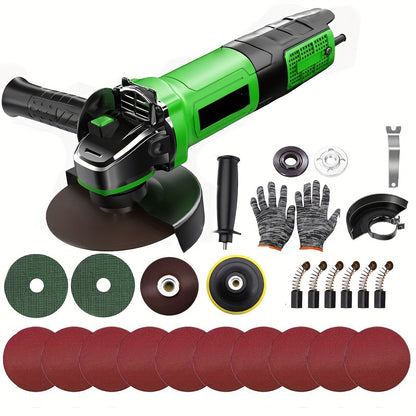 30 pc set electric polisher and polisher with a 157-inch power cord and 2500W maximum power, suitable for home decoration and power tool use.