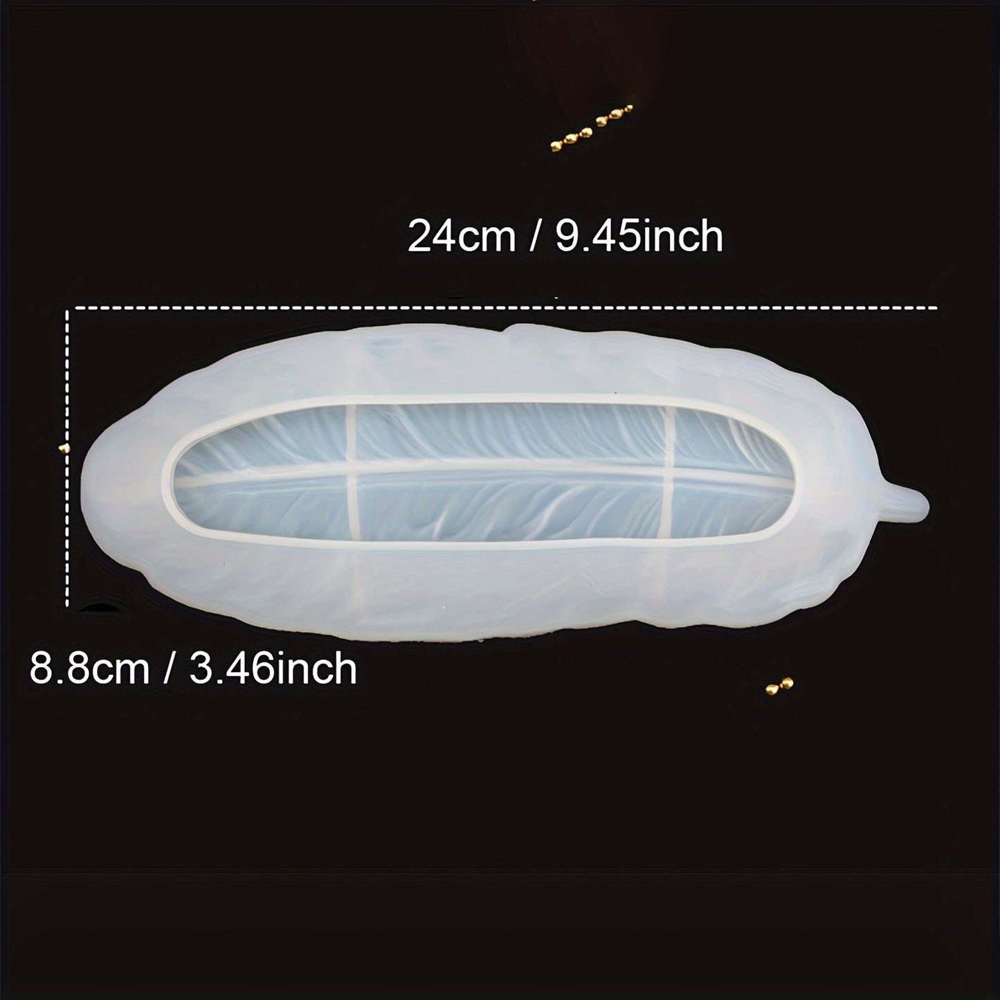 Премиум силиконовая форма для подставок в виде перьев, идеальная для ремесел с эпоксидной смолой, таких как ювелирные изделия и домашний декор. Мягкая, нетоксичная и легкая в очистке.