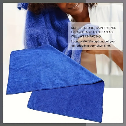 Modern microfiber hair towel with polka dot pattern, soft and quick-dry, perfect for hair care and beauty.