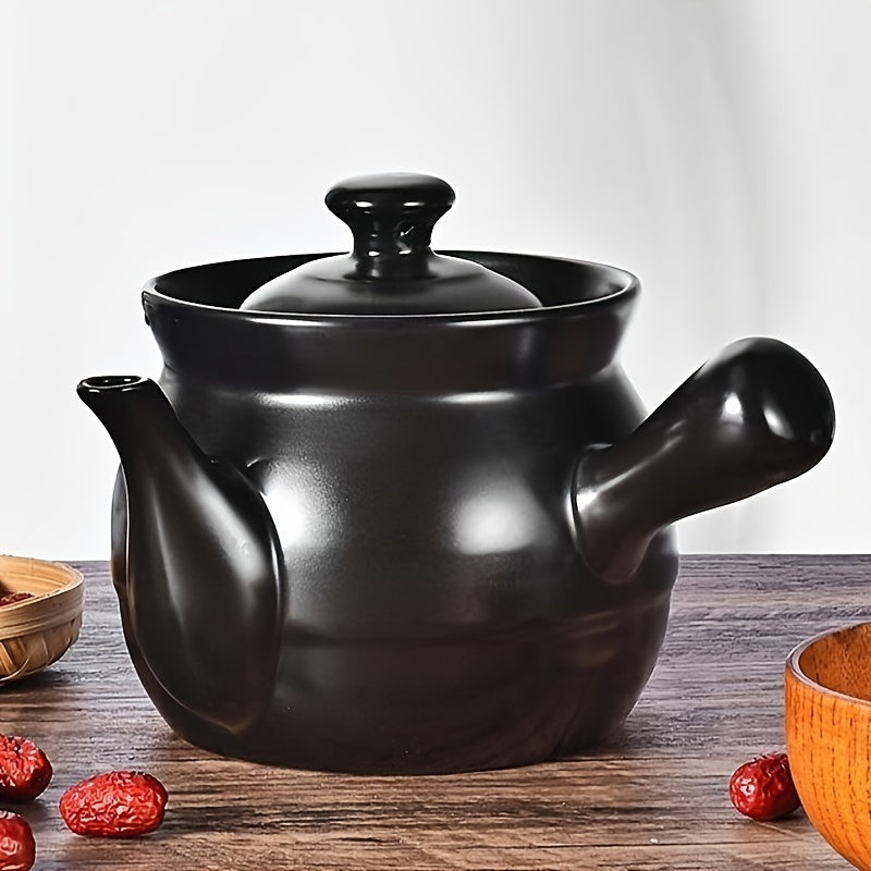 High Temperature Non-Stick Medicine Pot Soup Pot from China - Versatile Stove Top Pot for Soups, Stews, and Rice Cooking - Heat Resistant Ceramic Casserole for Home Use - Perfect Slow Cooker and Porridge Cooker with Dry Burn Protection.