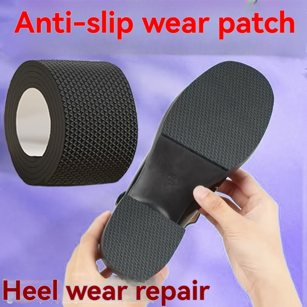 Self-adhesive heel repair tape available in 5cm or 10cm widths for high heels, sneakers, and sandals.