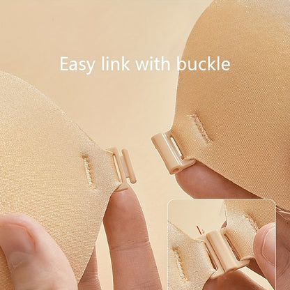 Silicone nipple covers: invisible adhesive push-up pasties for women's lingerie.