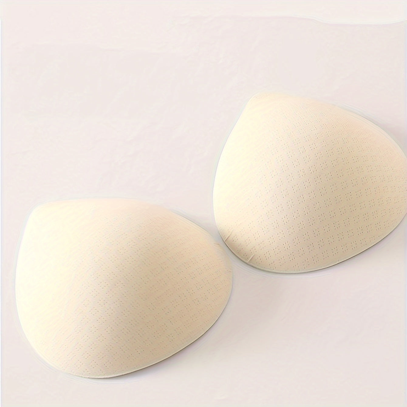 2 Thick Latex Bra Inserts: Soft, Reusable Pads for Sports Bras & Bikini Tops, Hand Washable