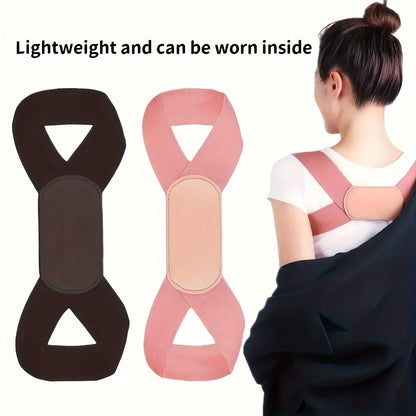 Unisex Adjustable Posture Brace offers comfortable, ergonomic back support, relieves hunchback, and reduces burden on men and women. Made of breathable mesh, with adjustable shoulder