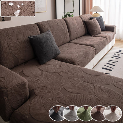 Durable Jacquard Sofa Cover suitable for all seasons, washable and stretchable, designed for modern style sofas in living rooms, offices, and homes. Easy to maintain with anti-slip features and suitable for single, double, triple, or quadruple seats.