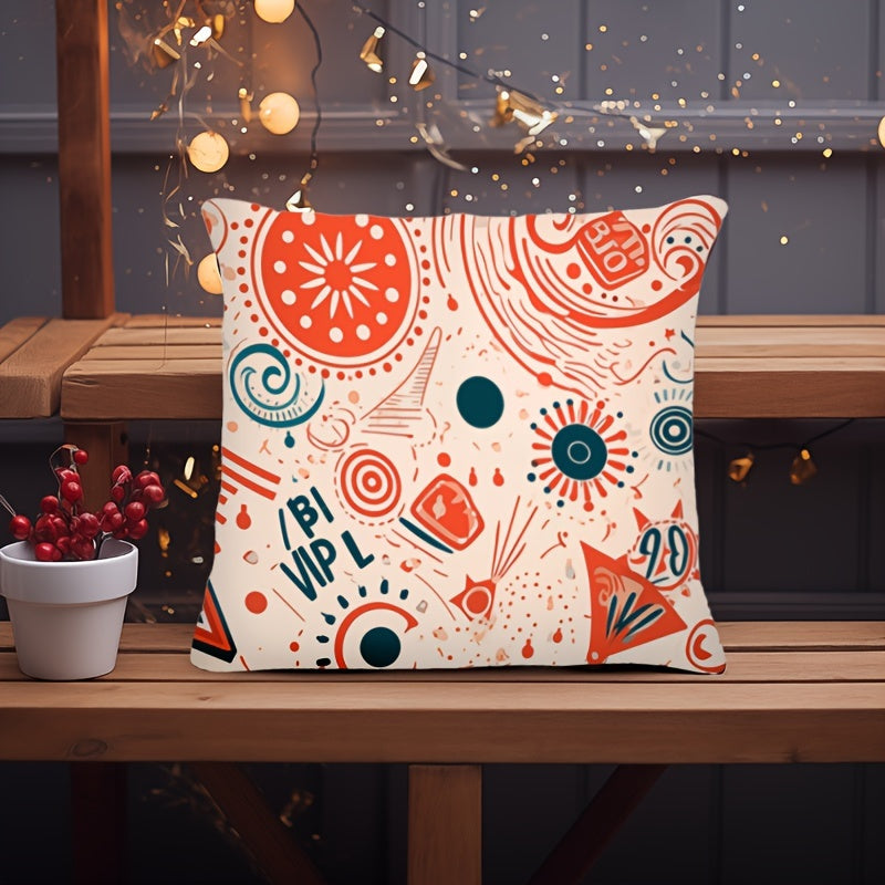 Abstract art pillowcase, perfect for decorating your sofa, bed, car, and home with modern aesthetics. Easily washable in the machine with no pillow core included. Ideal for adding a touch of style to any room.