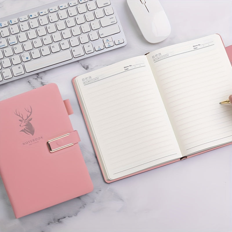 Customizable ultra-thin A5 notebook with soft cover, bookmark, and waterproof design for office, business, and student use.