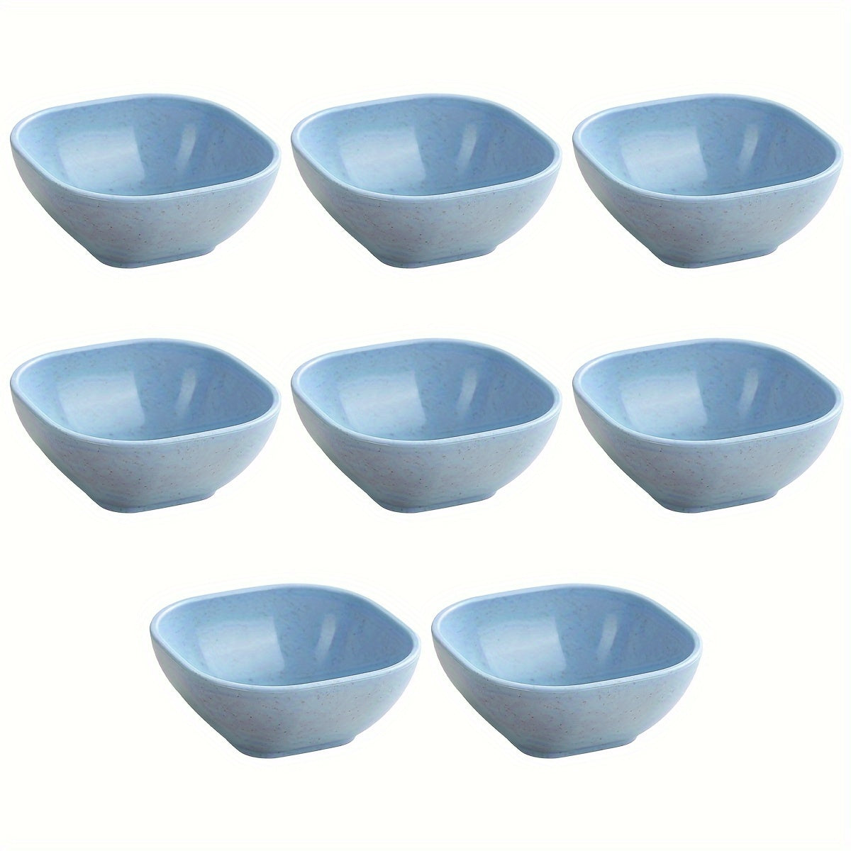 8 to 12 square sauce bowls for Korean, Chinese, and Middle Eastern styles.