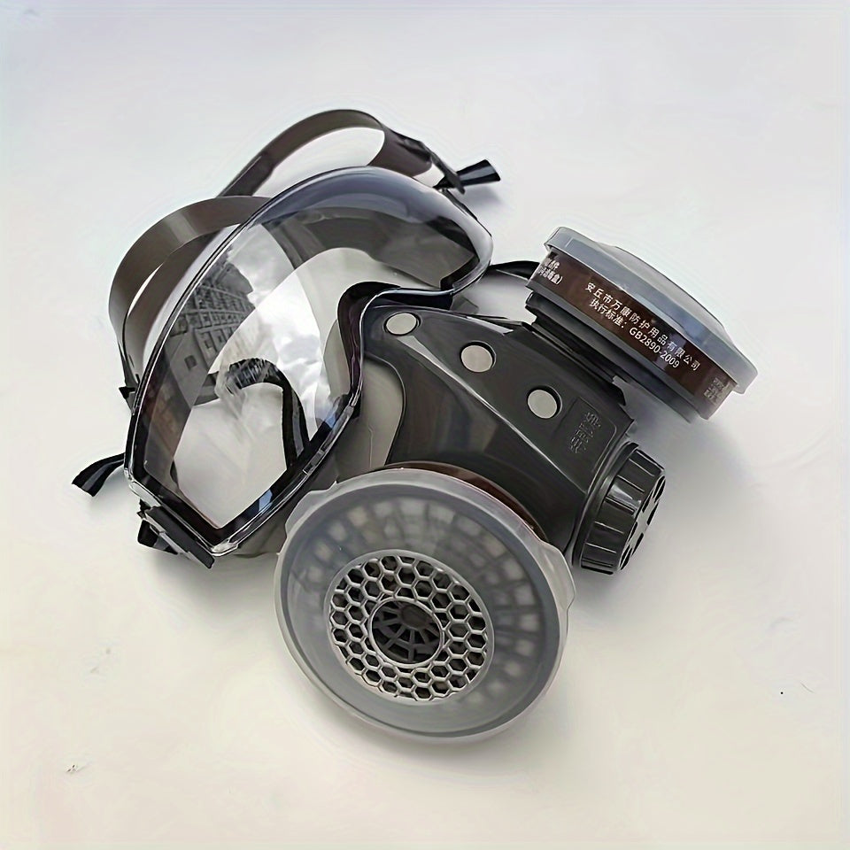 Washable, allergy-friendly reusable respirator mask for chemical and dust protection.