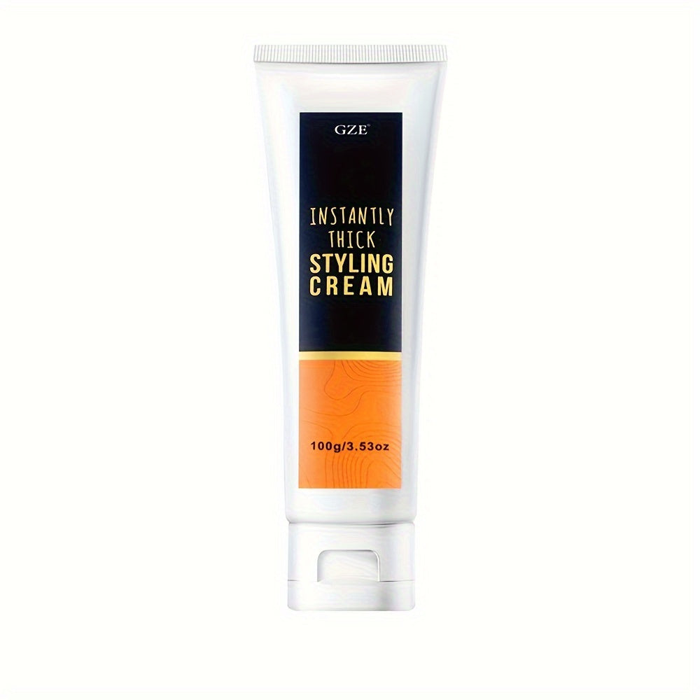 1 piece of Thick Styling Cream instantly adds volume, texture, and body to hair, suitable for all hair types.