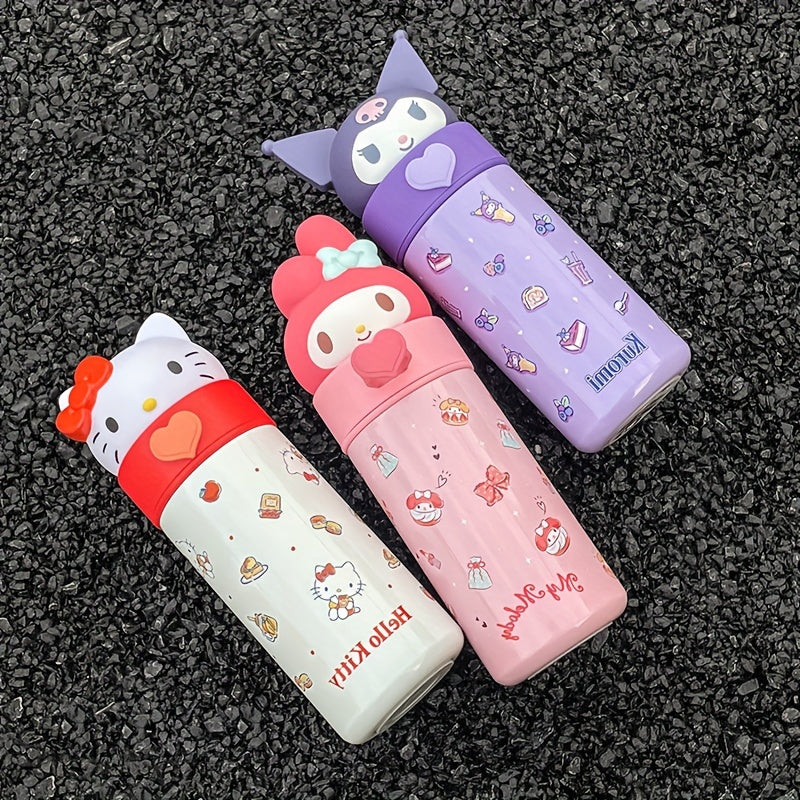 350ML Kuromi Insulation Cup - Cute Sanrio Water Cup, Portable Straight Drinking Cup, Perfect Easter Gift