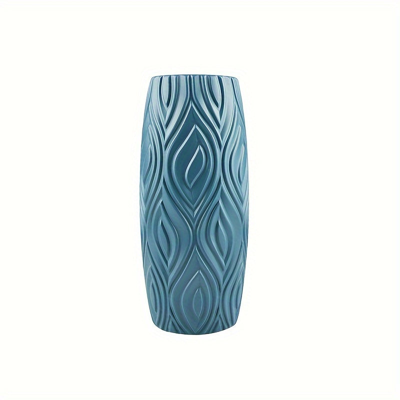 1 Plastic Flower Vase: Drop-resistant, unbreakable, ideal for home decor.