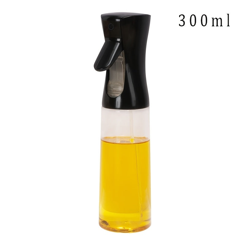 1pc Easy-Press Glass Oil Sprayer - 200/300ml, Transparent, Non-Drip Dispenser Bottle - Ideal for Cooking, Salad Dressing, Air Fryer, Baking - Kitchen Must-Have