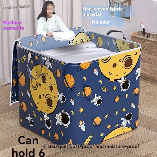 Large Capacity Storage Bag with Handles, Perfect for Storing Clothes, Blankets, Toys, and More. Ideal for Organizing Your Wardrobe and Saving Space in Your Closet, Bedroom, Home, Dorm, or Under-Bed. Convenient and Portable Storage Solution.