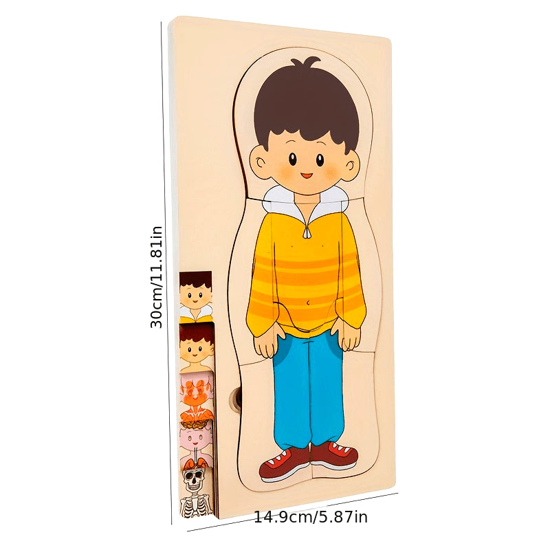 Wooden puzzle educational toy for children, promoting parent-child interaction and the enlightenment of young minds.