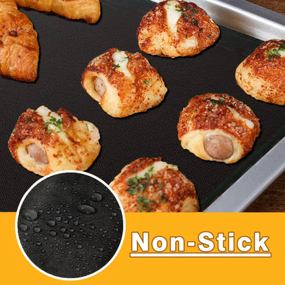 Set of 2 or 4 Non-Stick Reusable Oven Mats for 12-Inch Square Air Fryers, Compatible with Ninja Foodi, Cuisinart, Microwave - Food-Safe and Easy to Clean Air Fryer Accessories