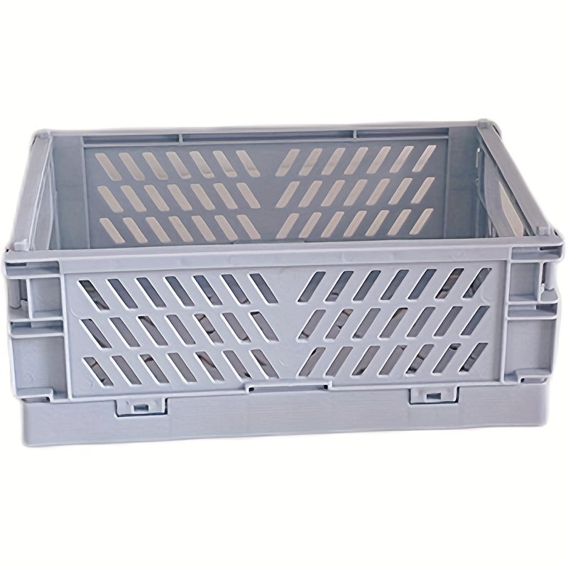 1 Folding Storage Basket for student stationery and small sundries, stackable and collapsible.