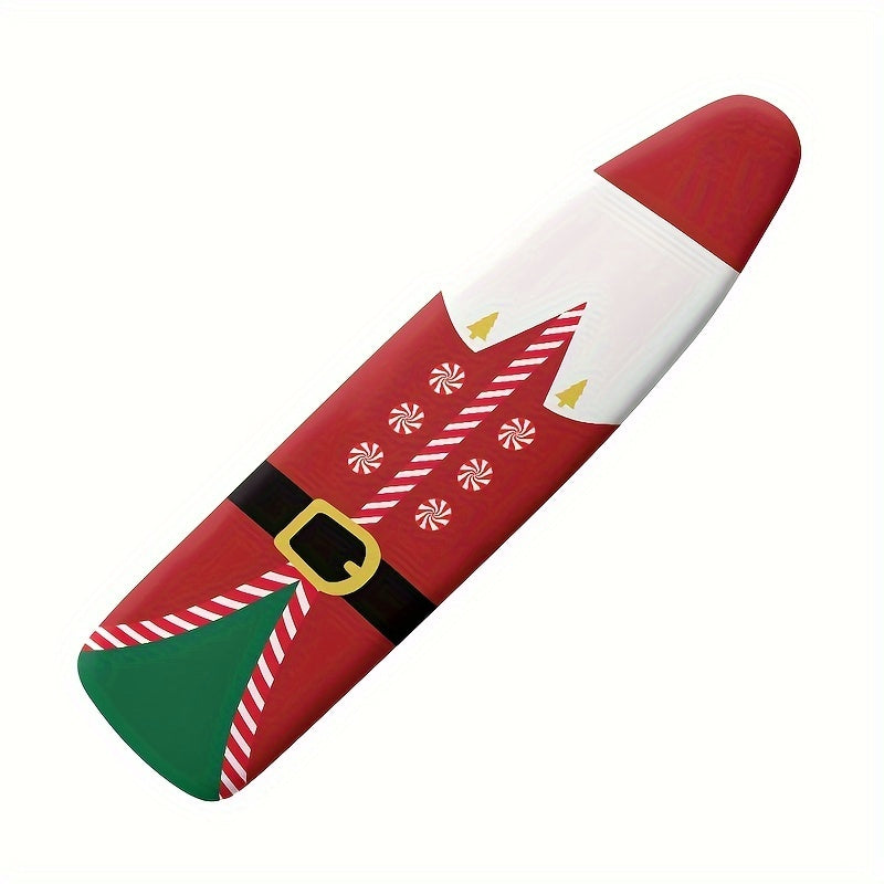 Get into the holiday spirit with our Christmas-themed ironing board covers! These padded covers feature an elastic edge for a secure fit, are heat reflective and stain resistant. Fits standard ironing boards measuring 132.08-139.7 cm.